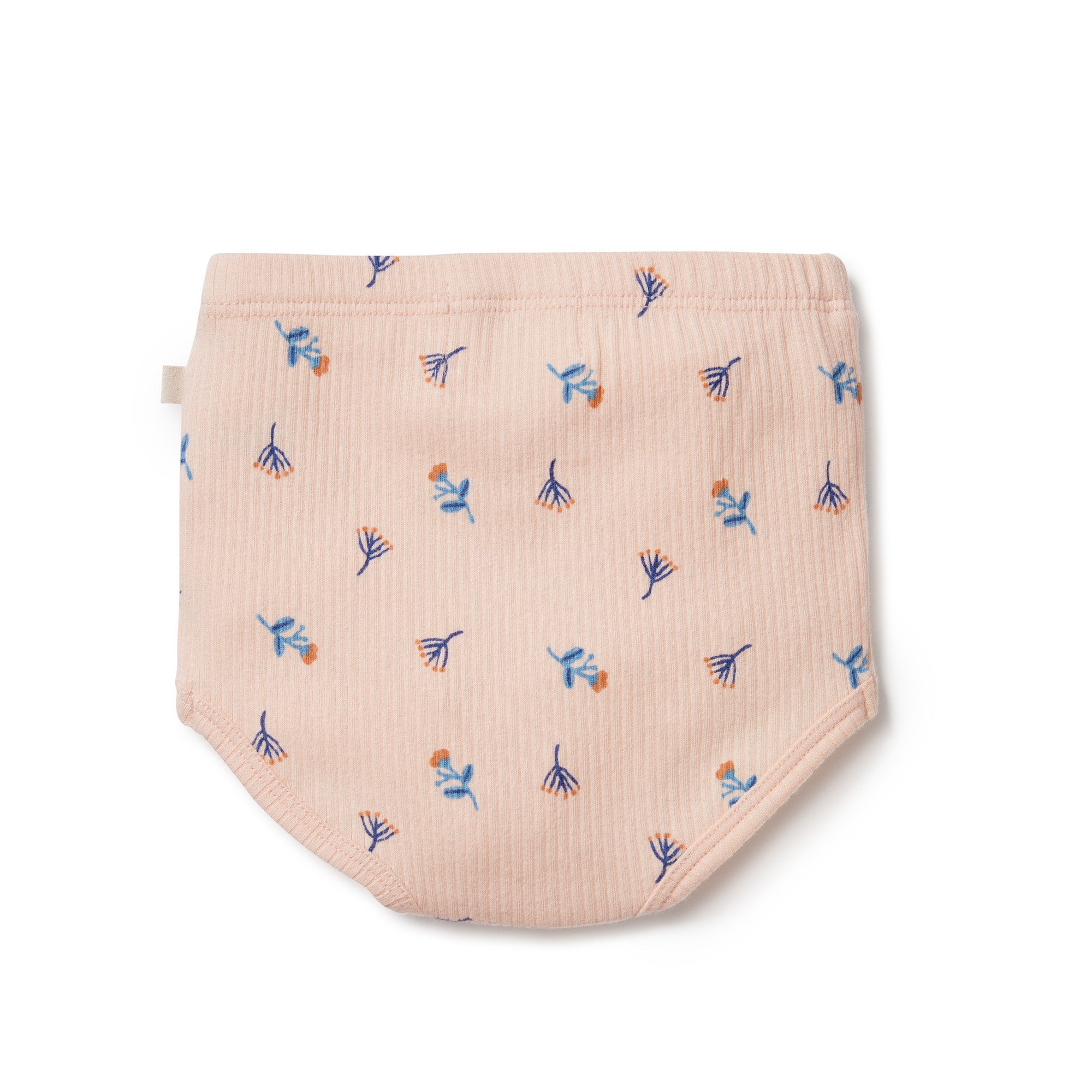 Little Flower Organic Rib Nappy Pant
