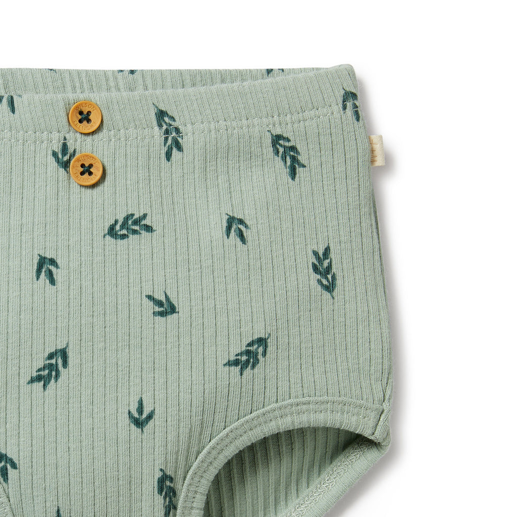 Falling Leaf Organic Rib Nappy Pant