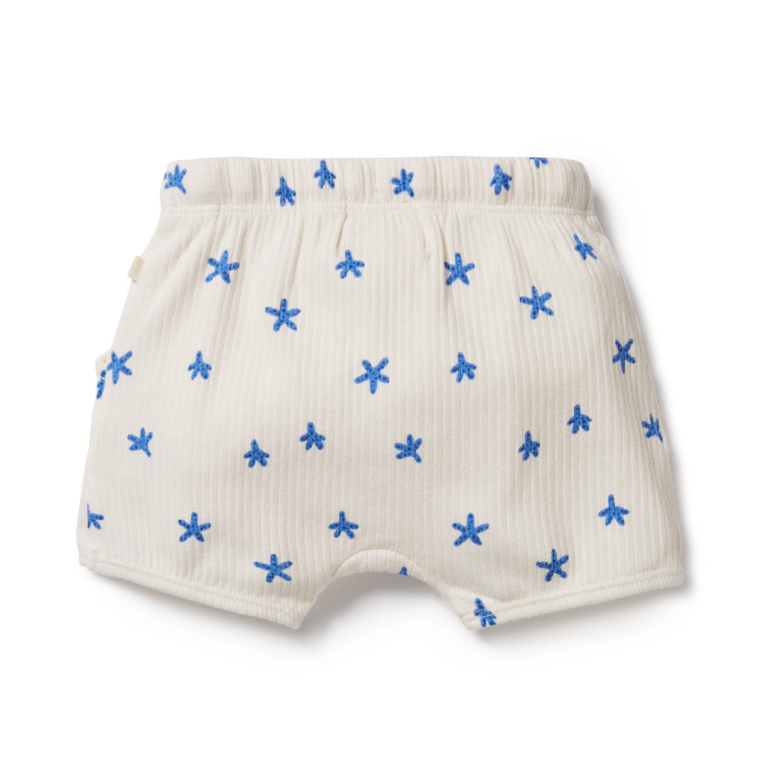 Wilson and Frenchy Little Starfish Organic Rib Bloomer Short