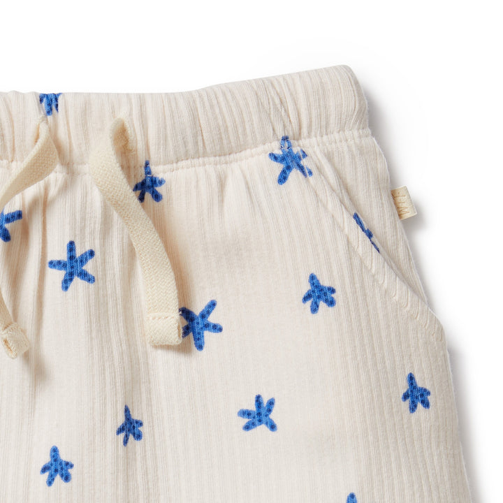 Wilson and Frenchy Little Starfish Organic Rib Bloomer Short