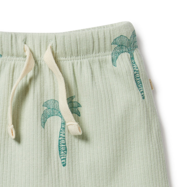 Wilson and Frenchy Palm Tree Organic Rib Short