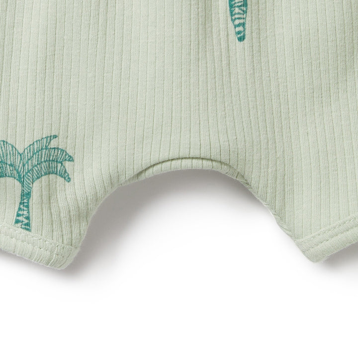 Wilson and Frenchy Palm Tree Organic Rib Short