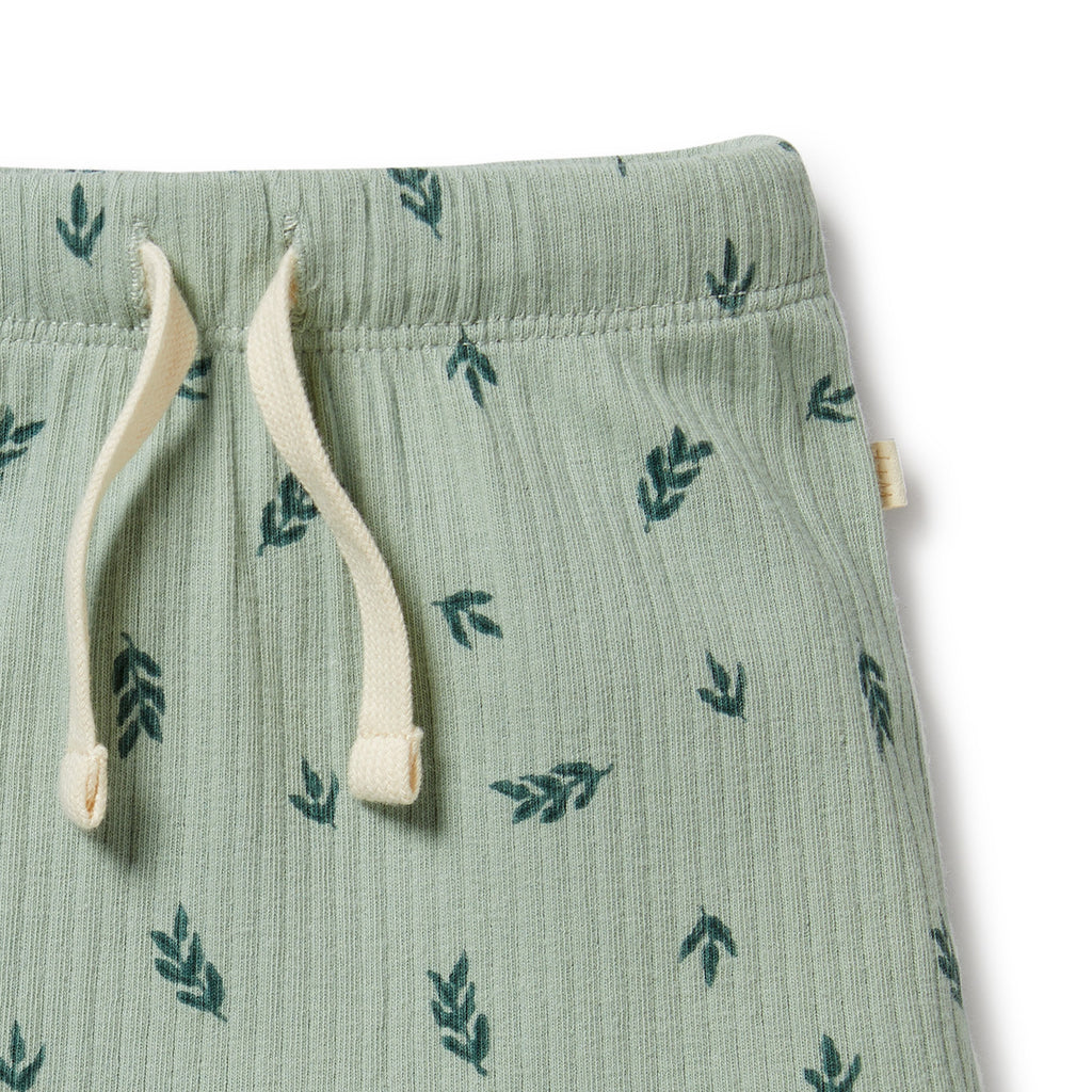 Falling Leaf Organic Rib Short