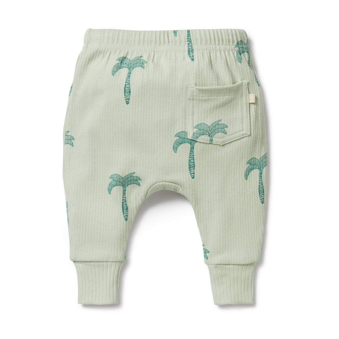 Wilson and Frenchy Palm Tree Organic Rib Pant