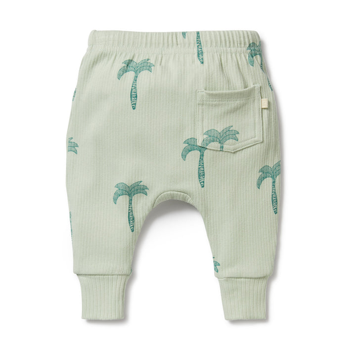 Wilson and Frenchy Palm Tree Organic Rib Pant