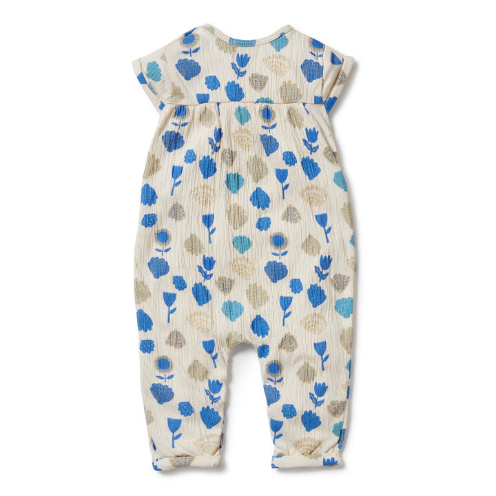 Wilson and Frenchy Ocean Breeze Crinkle Jumpsuit
