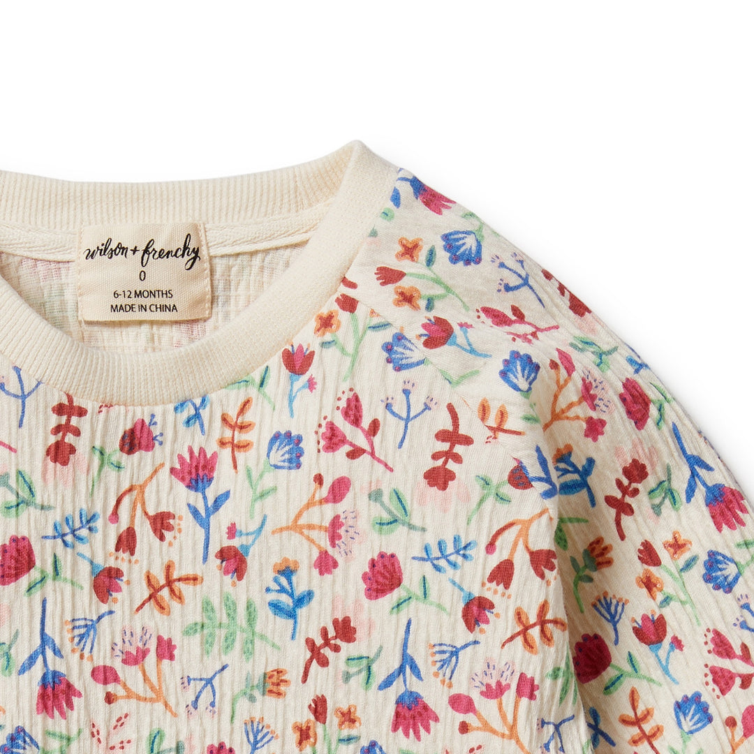 Wilson and Frenchy Tropical Garden Crinkle Sweat