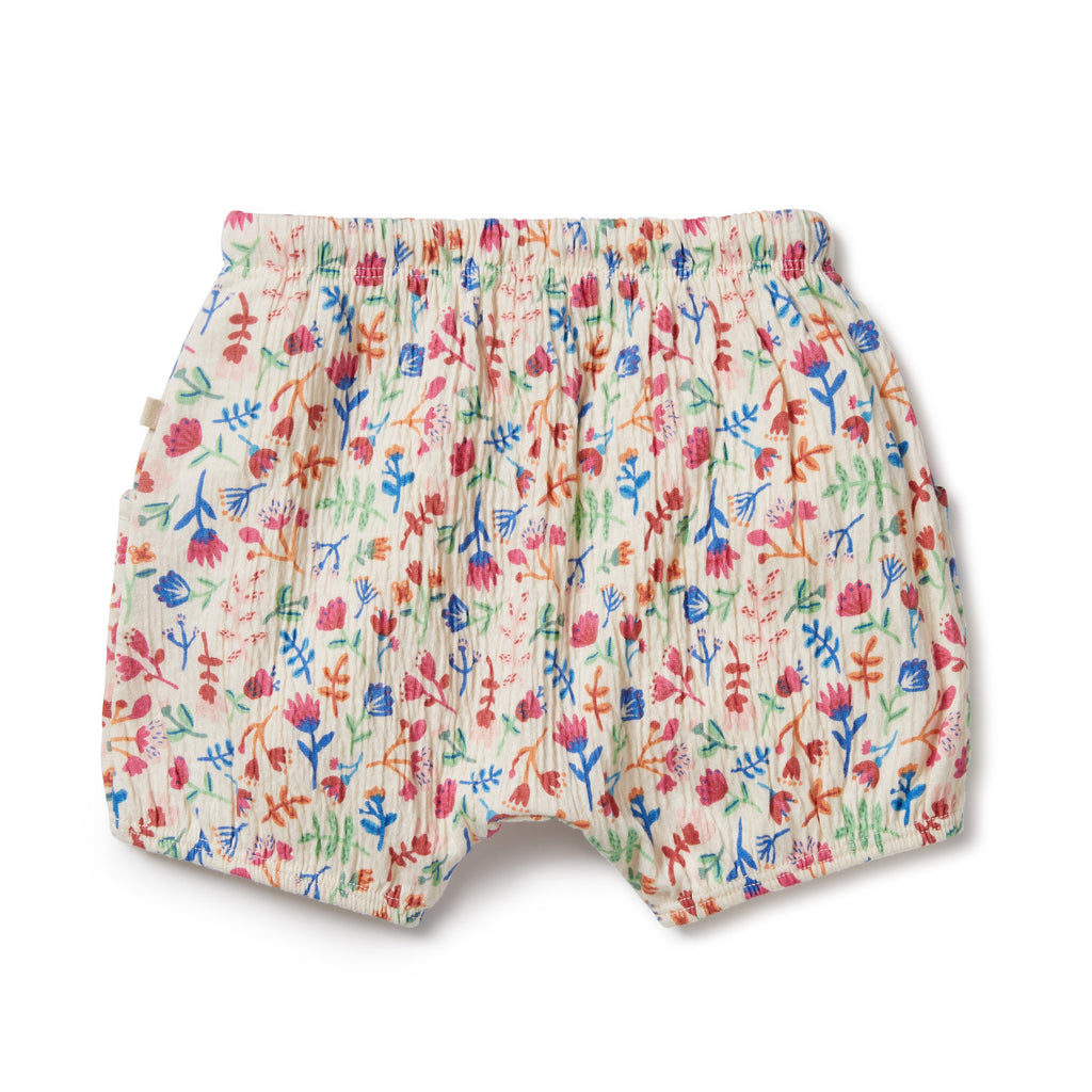 Wilson and Frenchy Tropical Garden Crinkle Bloomer Short