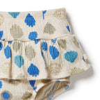 Wilson and Frenchy Ocean Breeze Crinkle Ruffle Nappy Pant