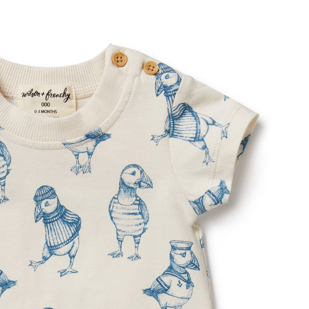 Wilson and Frenchy Petit Puffin Organic Tee