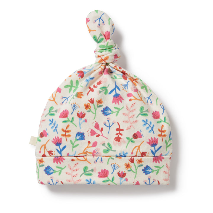 Wilson and Frenchy Tropical Garden Organic Knot Hat