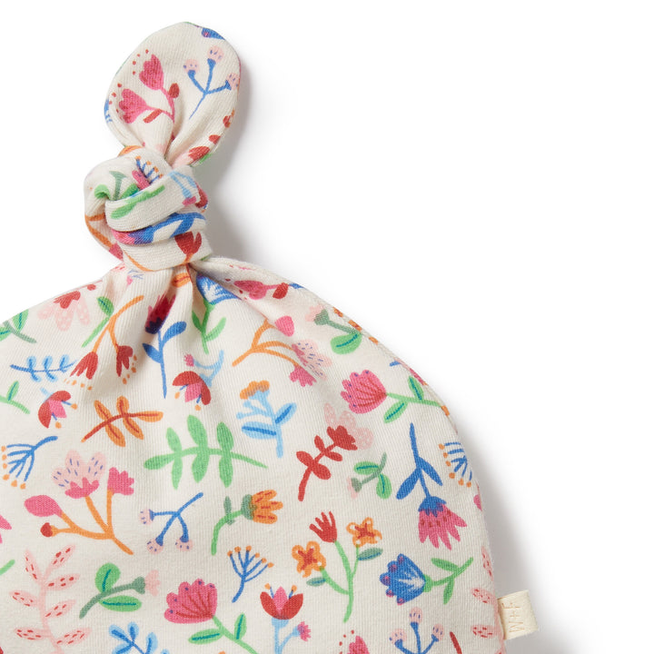 Wilson and Frenchy Tropical Garden Organic Knot Hat