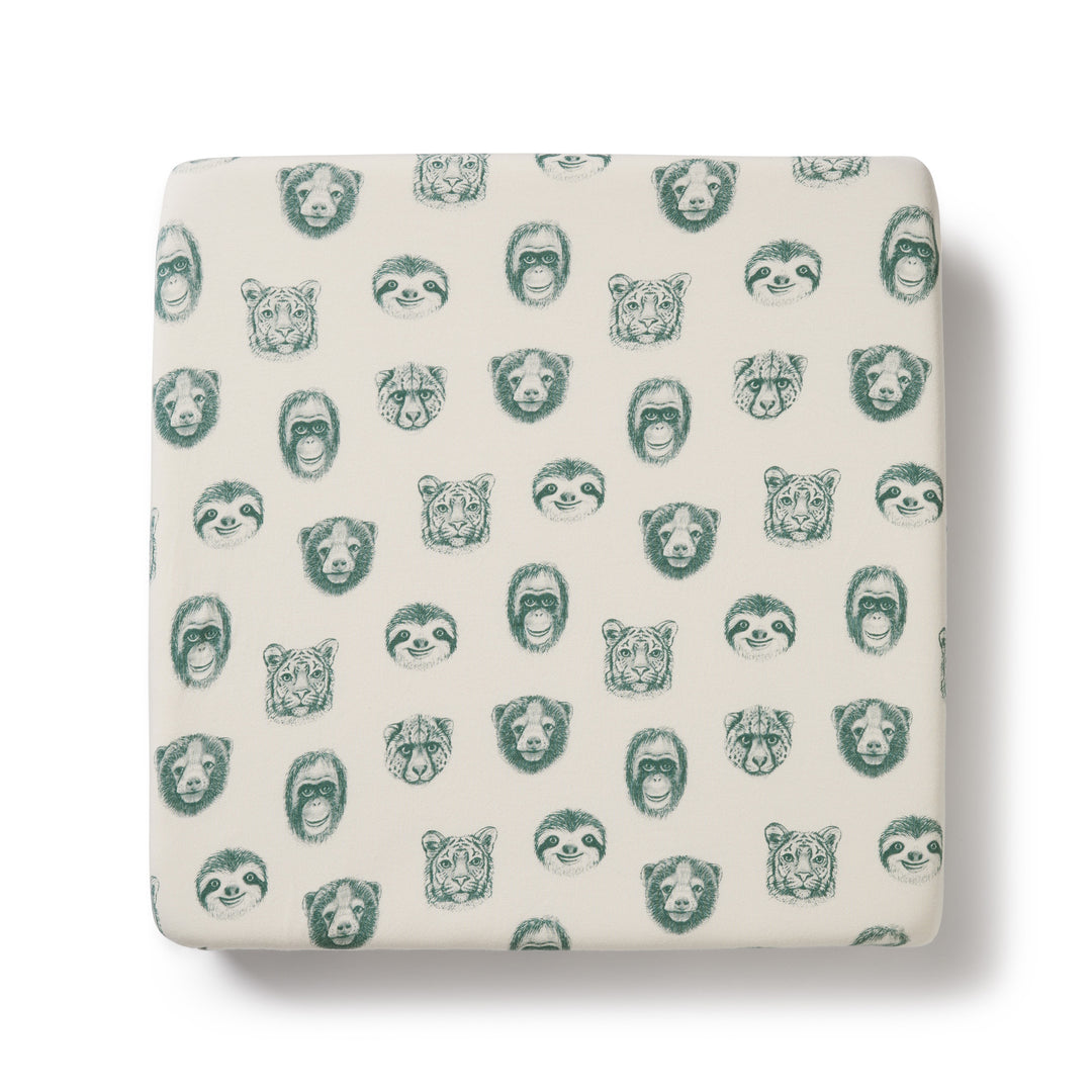 Wilson and Frenchy Hello Jungle Organic Cot Sheet