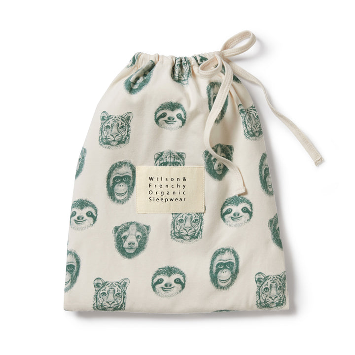 Wilson and Frenchy Hello Jungle Organic Short Sleeve Pyjamas