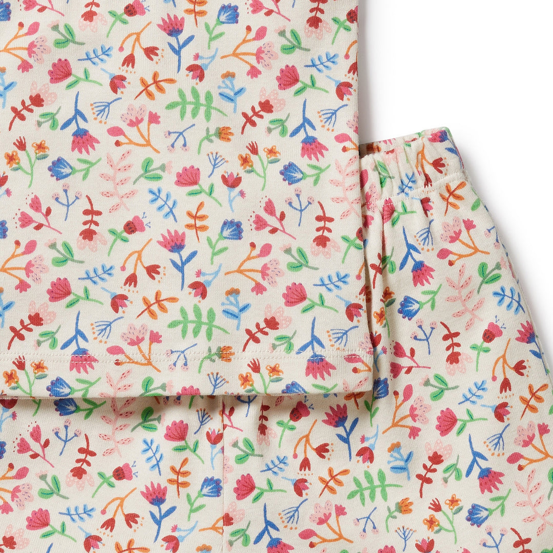 Wilson and Frenchy Tropical Garden Organic Short Sleeve Pyjamas