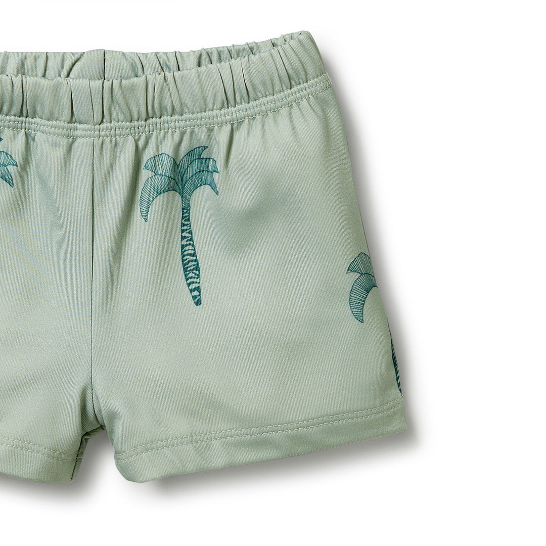 Wilson and Frenchy Palm Tree Rashie Swim Set