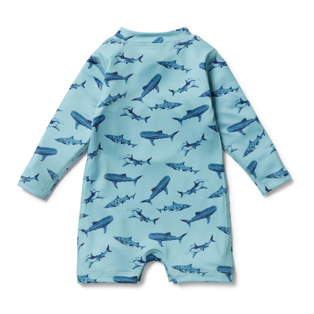 Wilson and Frenchy Sharky One Piece Boyleg Swimsuit