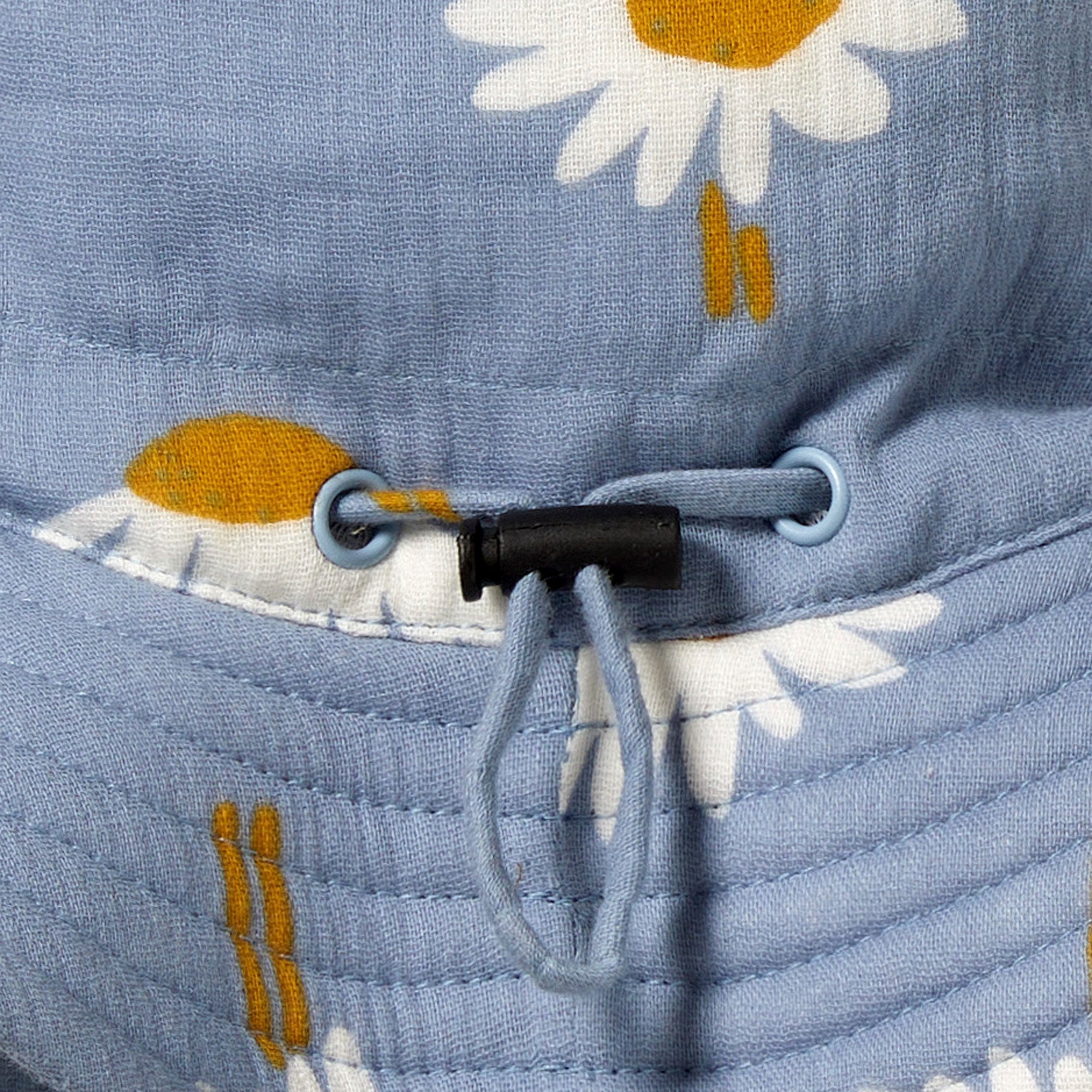 Daisy Floral Organic Crinkle Sun Hat