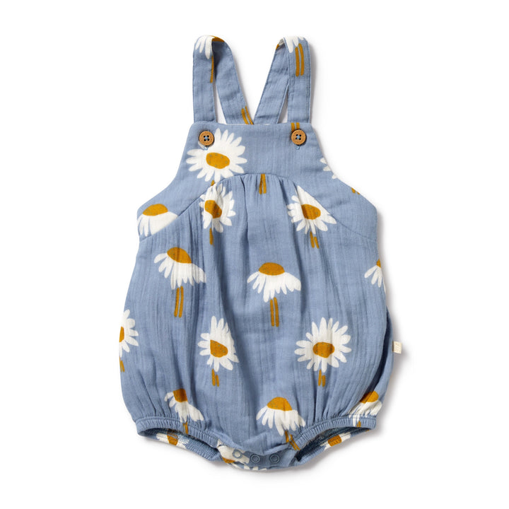 Wilson and Frenchy Daisy Floral Organic Crinkle Bodysuit