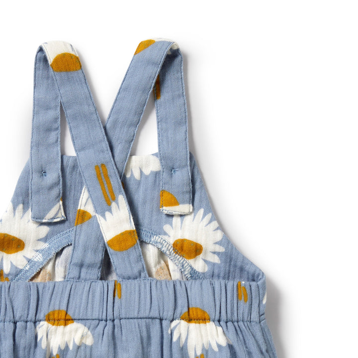 Wilson and Frenchy Daisy Floral Organic Crinkle Bodysuit