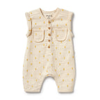 Ice Pops Organic Crinkle Growsuit