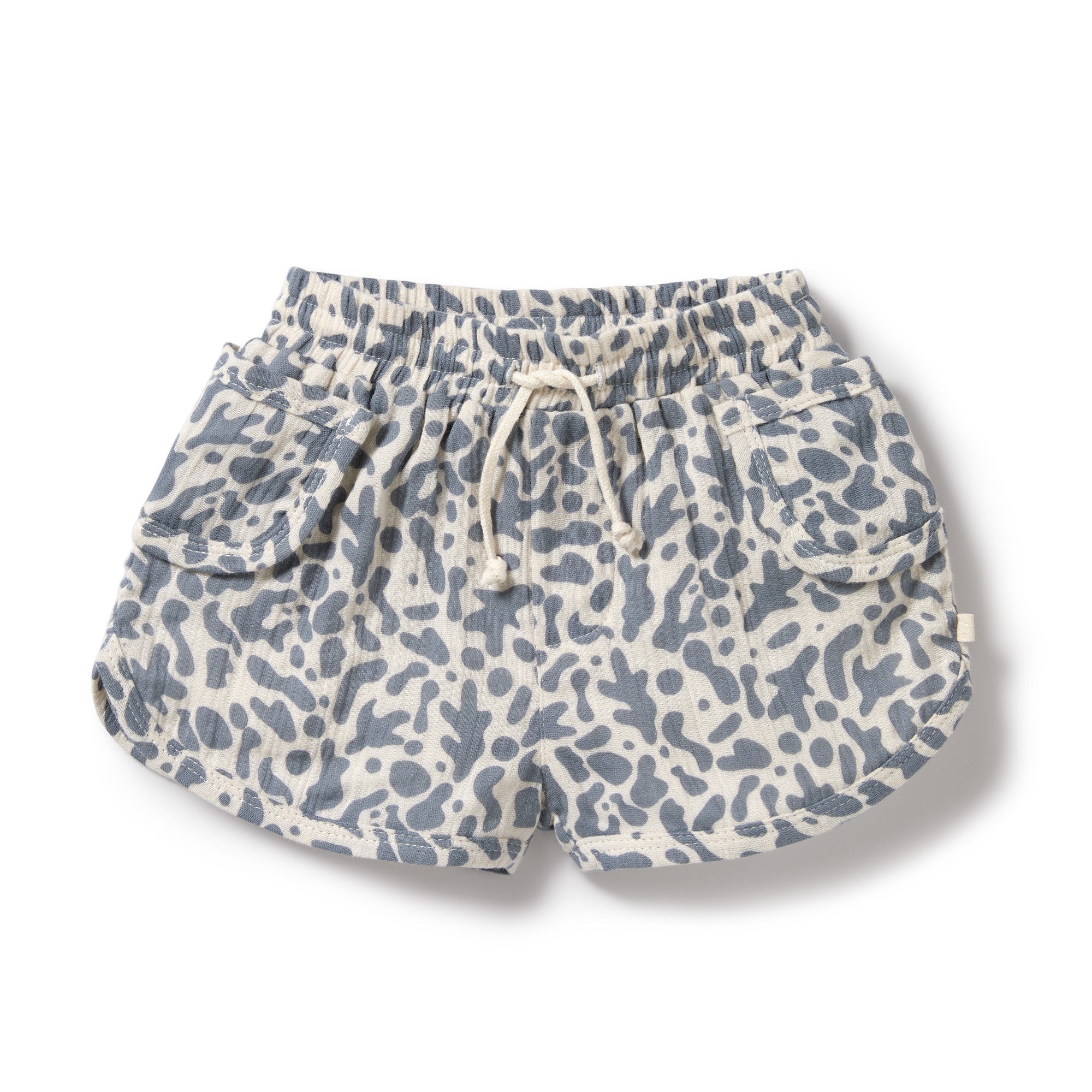 Wilson and Frenchy Blue Coral Organic Crinkle Short