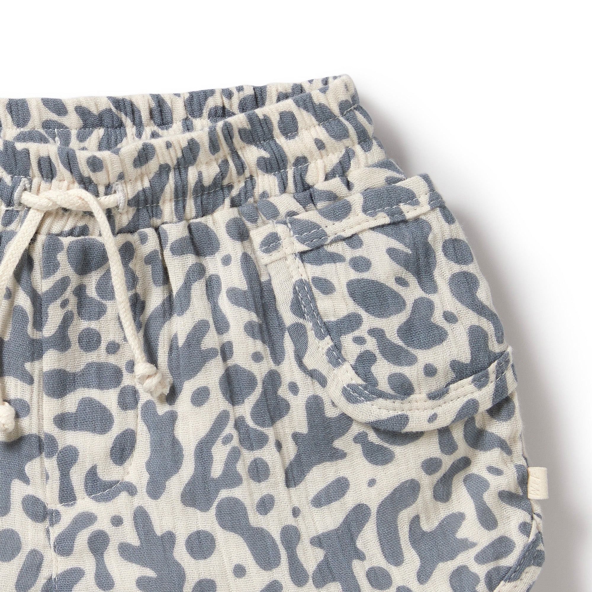 Wilson and Frenchy Blue Coral Organic Crinkle Short