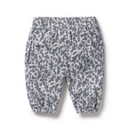 Wilson and Frenchy Blue Coral Organic Crinkle Pant