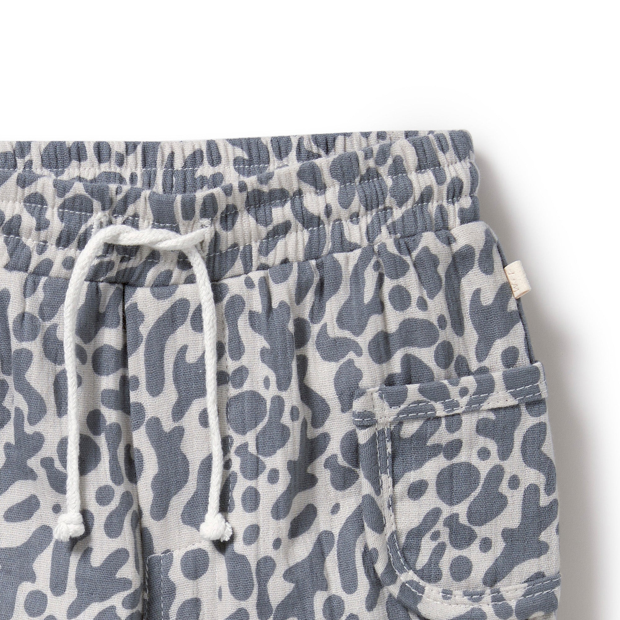 Wilson and Frenchy Blue Coral Organic Crinkle Pant