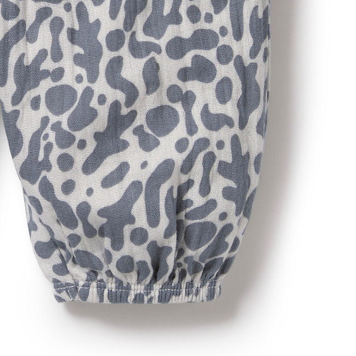 Wilson and Frenchy Blue Coral Organic Crinkle Pant