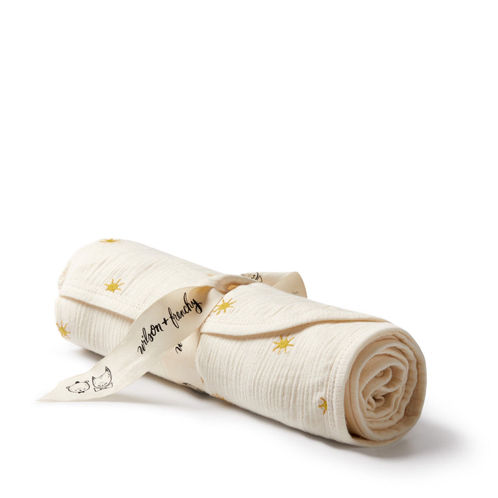 Wilson and Frenchy Sunshine Organic Crinkle Bunny Rug