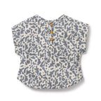 Wilson and Frenchy Blue Coral Organic Crinkle Tee