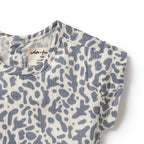 Wilson and Frenchy Blue Coral Organic Crinkle Tee