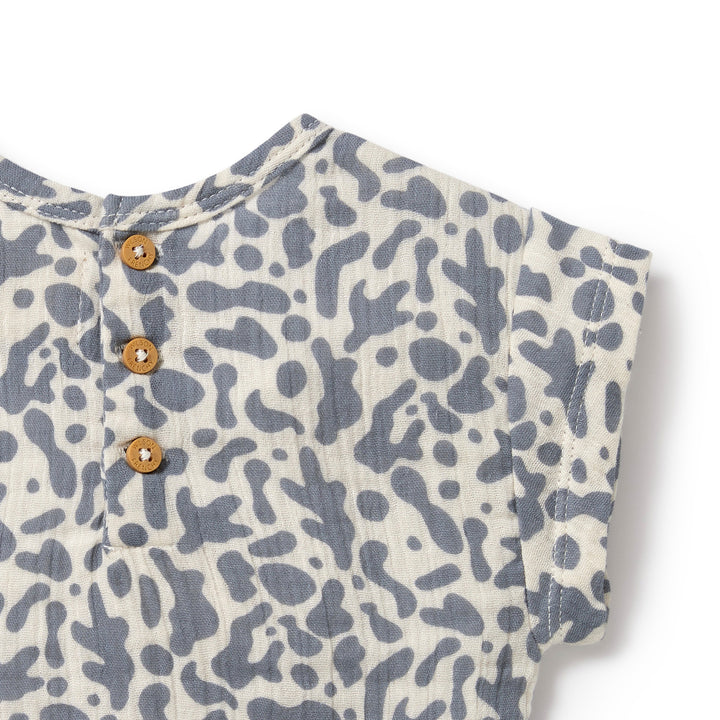Wilson and Frenchy Blue Coral Organic Crinkle Tee