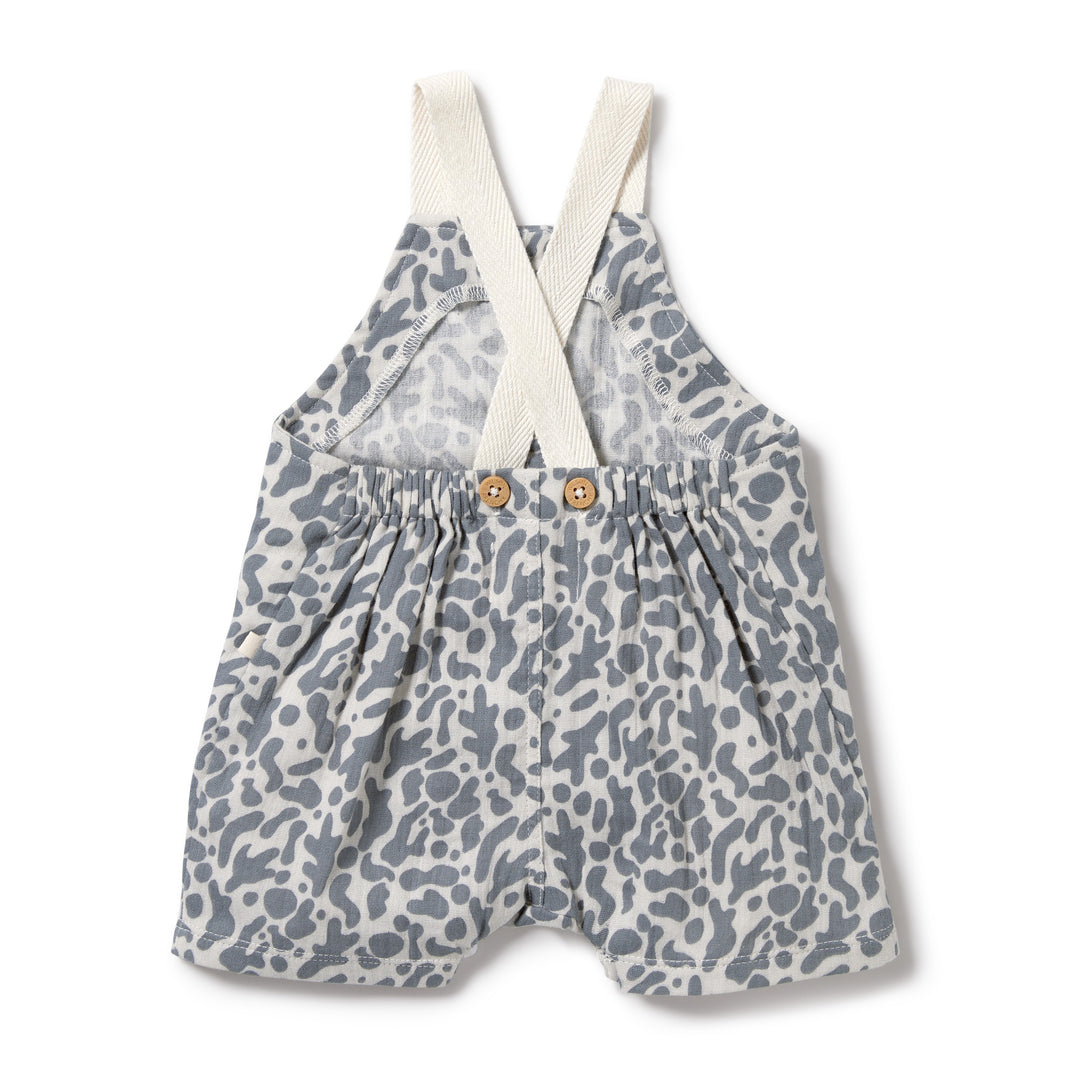 Wilson and Frenchy Blue Coral Organic Crinkle Overall