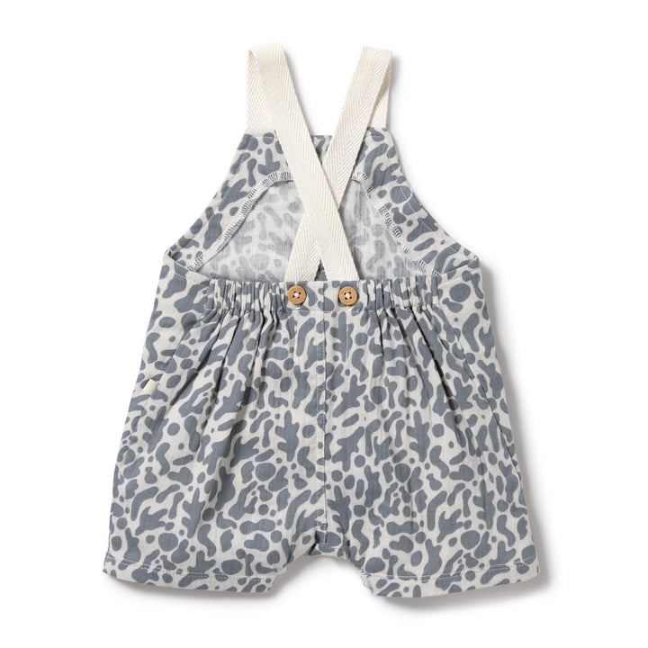 Wilson and Frenchy Blue Coral Organic Crinkle Overall