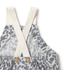 Wilson and Frenchy Blue Coral Organic Crinkle Overall