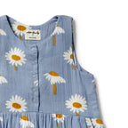 Daisy Floral Organic Crinkle Jumpsuit