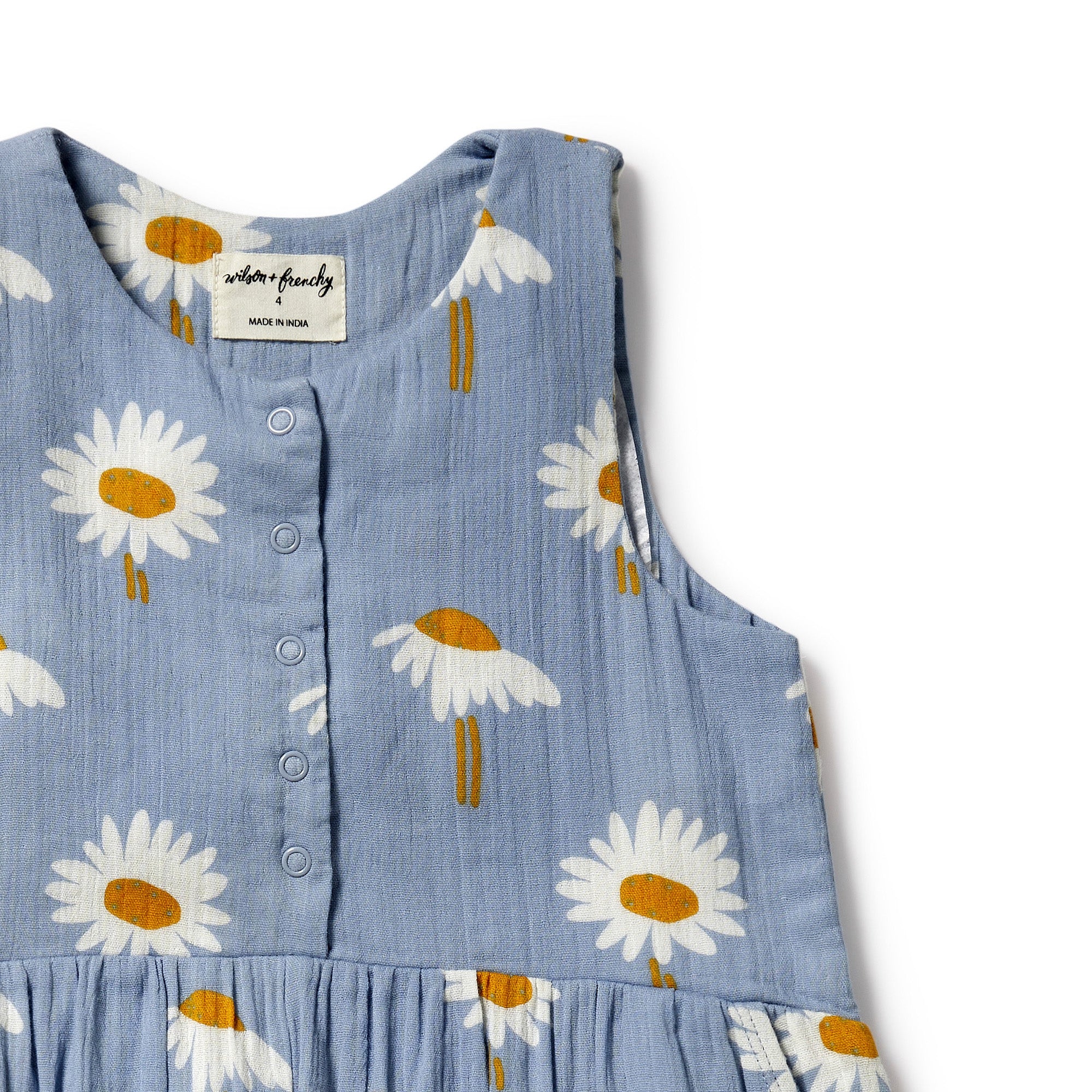 Daisy Floral Organic Crinkle Jumpsuit