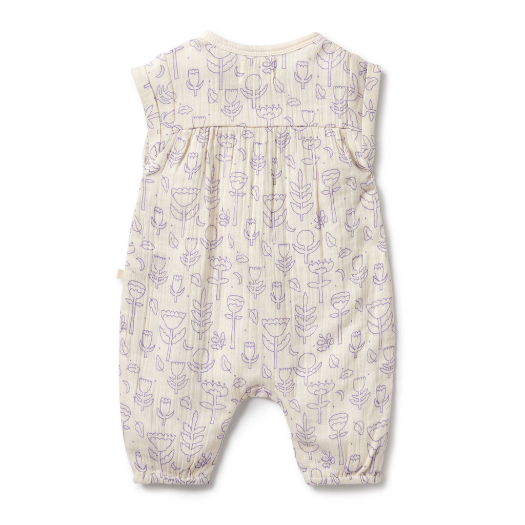 Wilson and Frenchy Flow Organic Crinkle Baby Jumpsuit