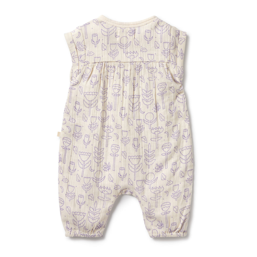 Wilson and Frenchy Flow Organic Crinkle Baby Jumpsuit