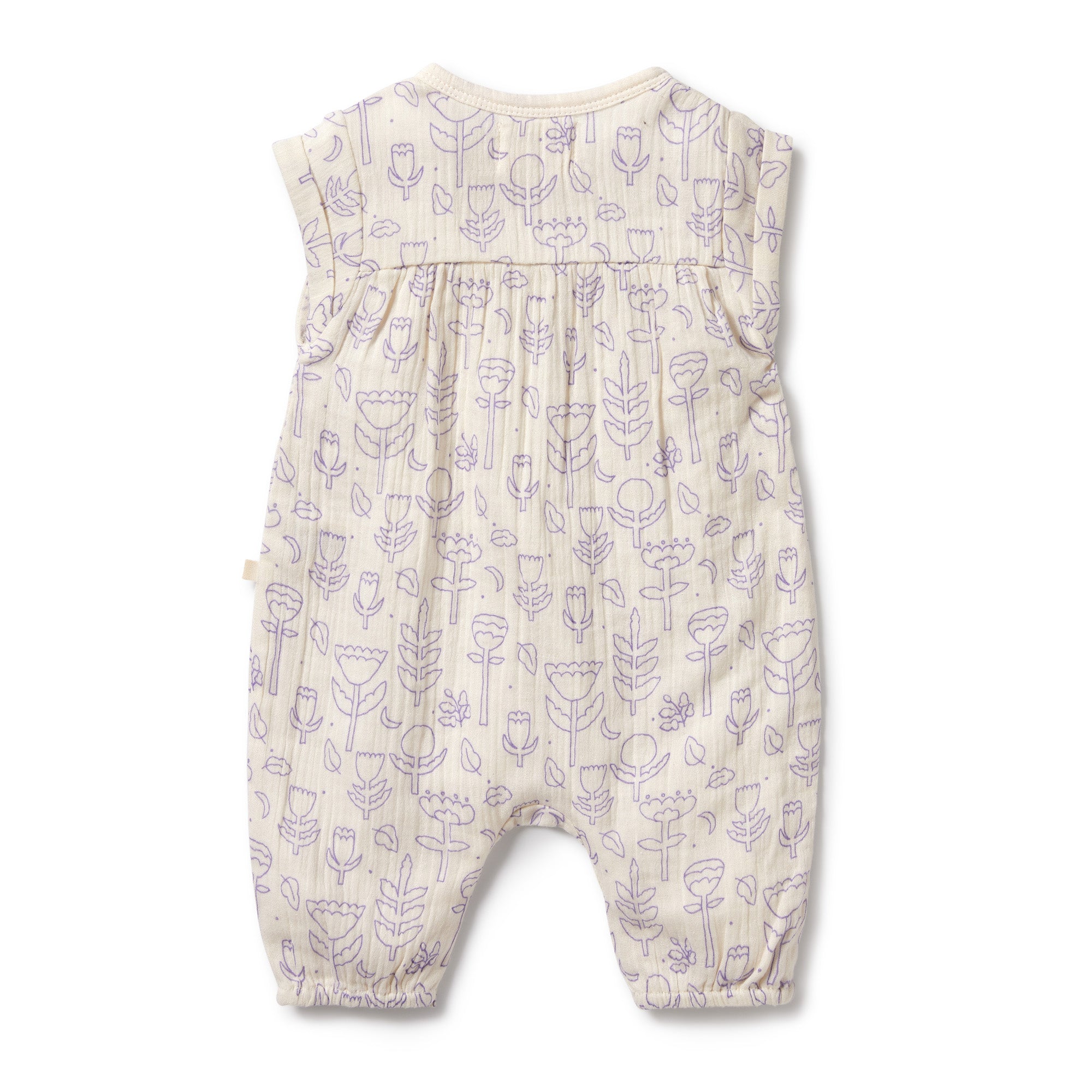 Wilson and Frenchy Flow Organic Crinkle Baby Jumpsuit
