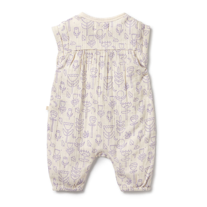Wilson and Frenchy Flow Organic Crinkle Baby Jumpsuit