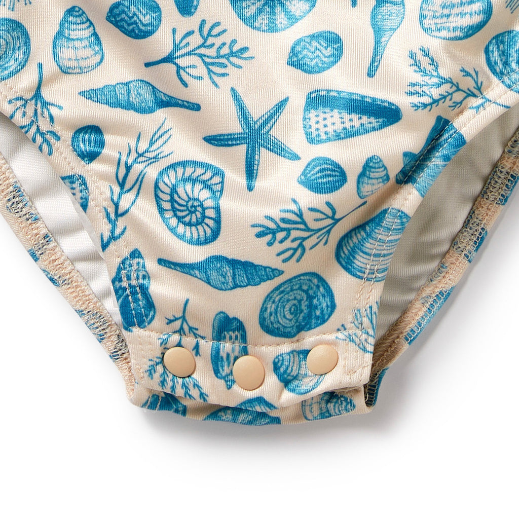 Wilson and Frenchy Shells Cutwork Swimsuit