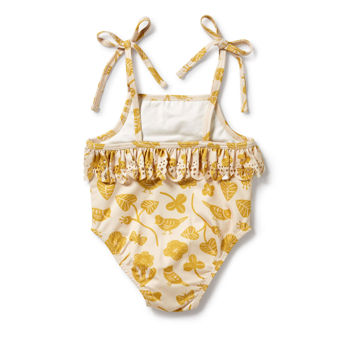 Wilson and Frenchy Goldie Floral Cutwork Swimsuit