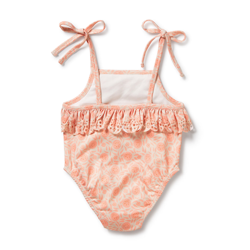 Wilson and Frenchy Amelie Floral Cutwork Swimsuit