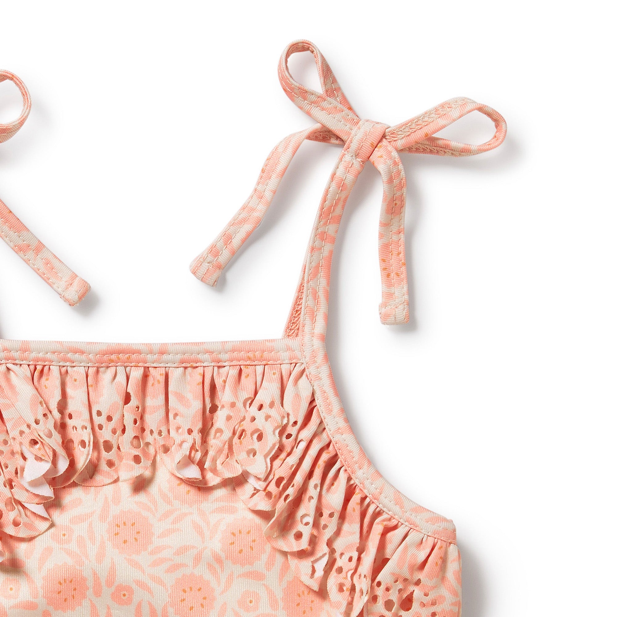 Wilson and Frenchy Amelie Floral Cutwork Swimsuit