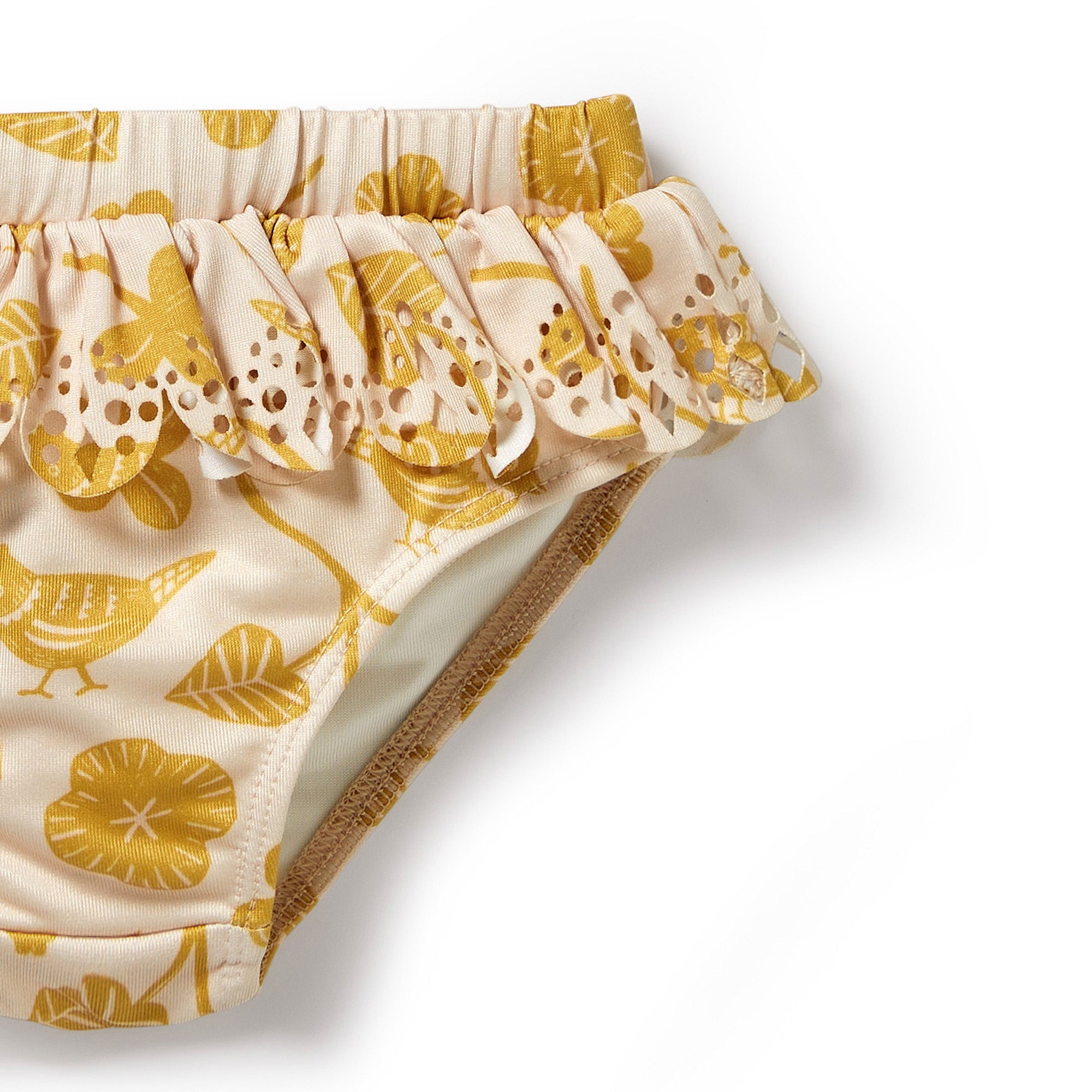 Goldie Floral Cutwork Rashie Swim set