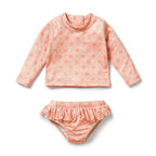 Wilson and Frenchy Amelie Floral Cutwork Rashie Swim set