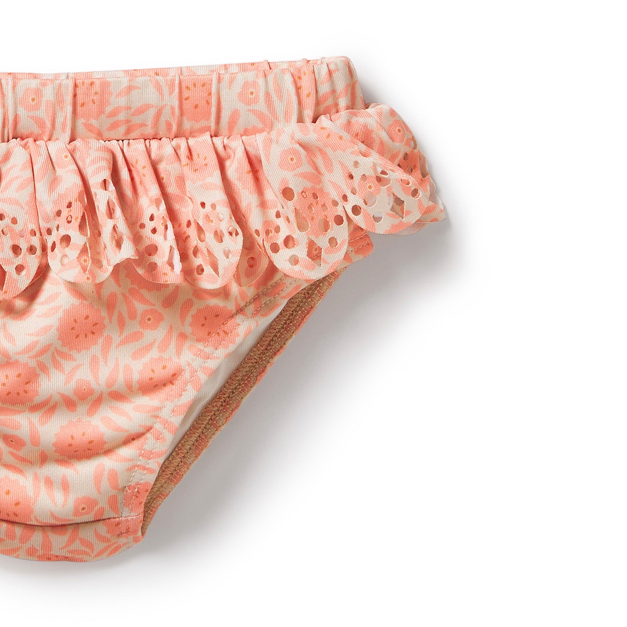 Wilson and Frenchy Amelie Floral Cutwork Rashie Swim set